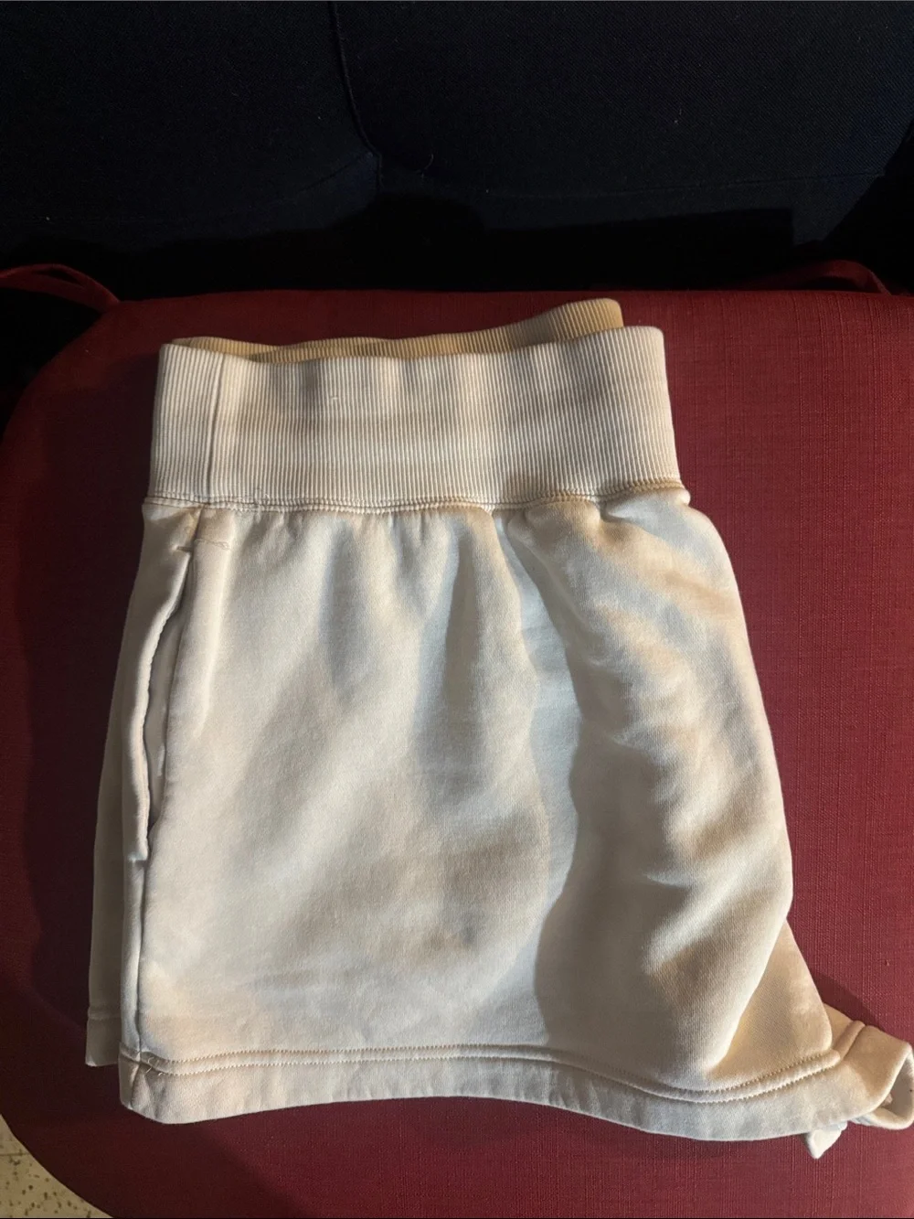 Nike Ivory Drawstring Athletic Skort